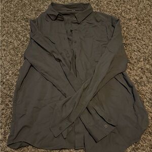 Uniqlo women’s Charcoal Lightweight Shirt Jacket